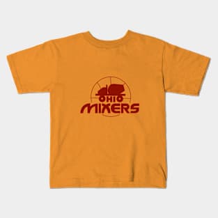 Vintage Ohio Mixers Basketball Kids T-Shirt